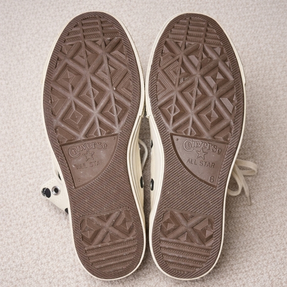 Comme des Garçons PLAY x Converse Chuck Taylor Hi Polka Dot Heart – M6 | W8 - Picture 8 of 10